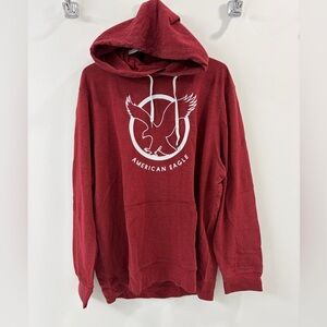 American Eagle Red XL Hoodie Sweater